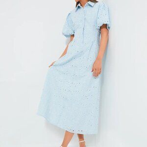Tuckernuck Baby Blue Airy Eyelet Maxi Dress – XXXL